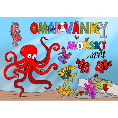 Omalovánky A5 lakované Mořský svět