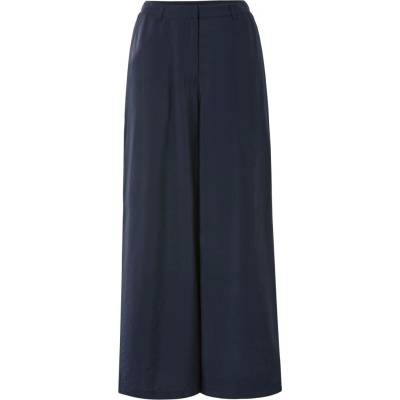 Esmara Dámské kalhoty Wide Leg z elegantního kepru navy modrá – Zboží Dáma