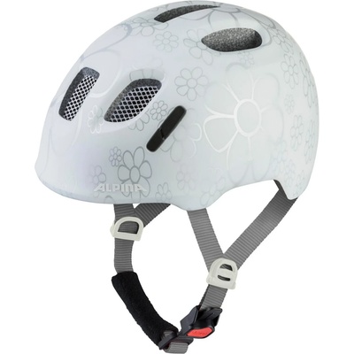 Alpina Детска каска за велосипед Alpina Kid's Ximo 2 LE Bike helmet - Pearl White Flowers Matt - размер 49-54 cm (851-1913-0713)