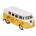 Welly - Метална количка играчка Volkswagen Classic Bus (1962) (12171)