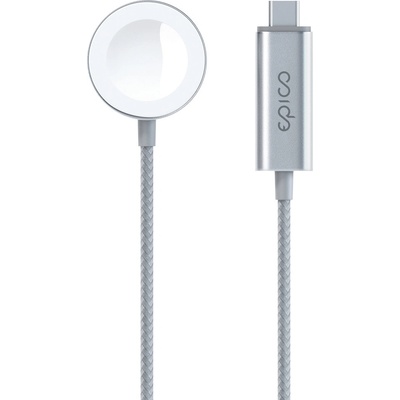 Epico Apple Watch rýchlonabíjací kábel USB-C - strieborná 9915112100063