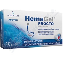 Apotex HemaGel Procto rektálnych čapíkov 10 ks