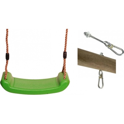 Swing Seat Set Hojdačka limetková a 2x háky MHA 130