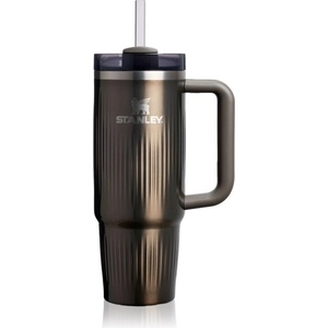 STANLEY Quencher H2. O Fluted Tumbler неръждаема термочаша със сламка средни Gunmetal Shine