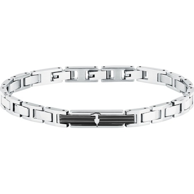 Trussardi Ikonický náramek pro muže z oceli T-Steel TJAXV49