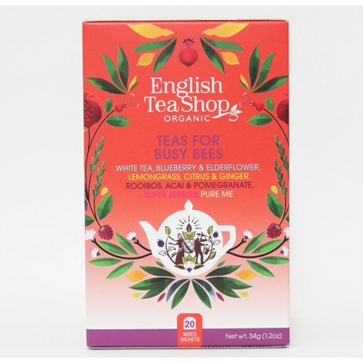 English Tea Shop MIX Pro pilné včelky BIO 20 sáčků