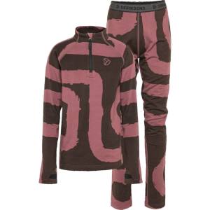 Didriksons Детско ски бельо Didriksons Kid's Yotta PR Set Ski underwear - Path Dulse Pink - размер 120 (714-1691-0411)