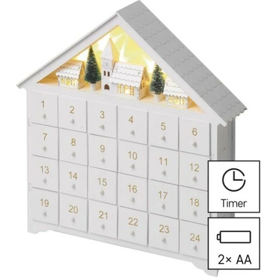EMOS DCWW02 LED adventný kalendár 35x33 cm