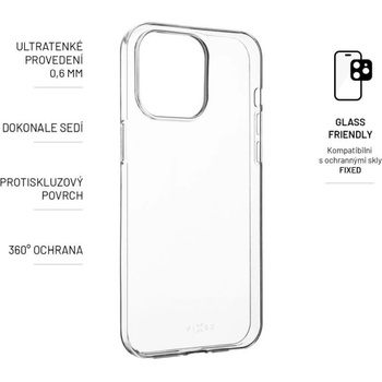 FIXED Skin ultratenký gelový Apple iPhone 15 Pro čiré FIXTCS-1202