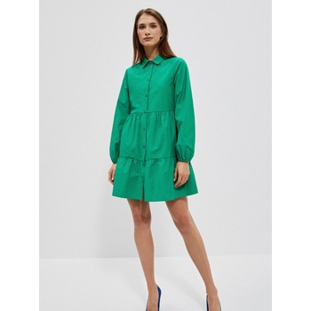 Moodo Зелена дамска рокля с риза Moodo Moodo | Zelen | ЖЕНИ | XS