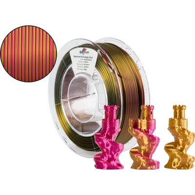 Spectrum 81396 3D филамент, PLA Magic Silk, 1, 75mm, 250g, Многоцветен (Golden berry) (81396)