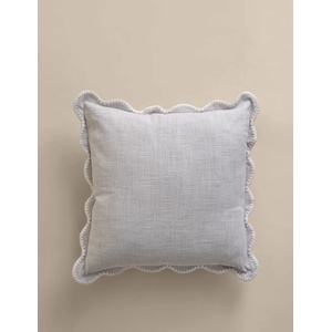 Marks & Spencer Голяма рипсирана възглавница с бродерия от чист памук Marks & Spencer сива Marks & Spencer | Siv | Home | ЕДИН РАЗМЕР