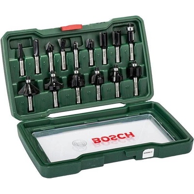 BOSCH 2607019469 - Sada fréz / HM / průměr stopky 8 mm / 15 ks (2607019469)