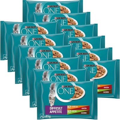 PURINA ONE Труден апетит 48 x 85 г