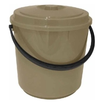 Image 1 of RECA PLAST КОФА С КАПАК reca plast 16л ГЪЛЪБОВО СИВО (s1917026)