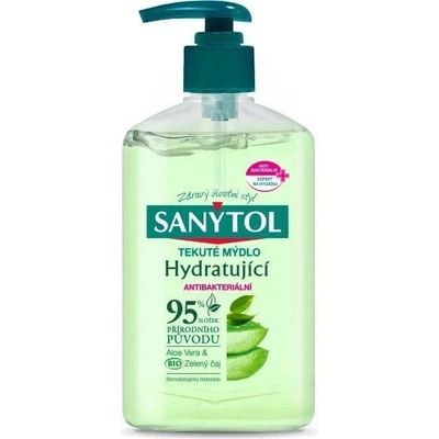 Sanytol mydlo tekuté hydratujúce aloe a zelený čaj 250 ml