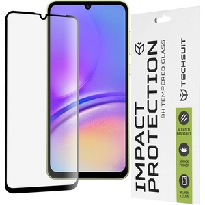 Techsuit Протектор за Samsung Galaxy A05 / A05s - 111D Full Cover / Full Glue Glass - Черен