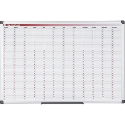 Bi-Office Roční plánovací tabule, magnetická, dny, 900 x 600 mm – Hledejceny.cz