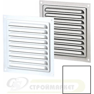 VENTS РЕШЕТКА МЕТАЛНА mvm 150s БЯЛА (40120)