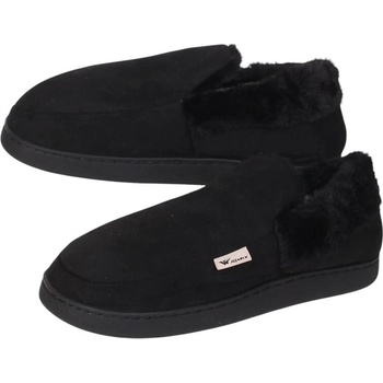 Мъжки пантофи в черно със затворена пета