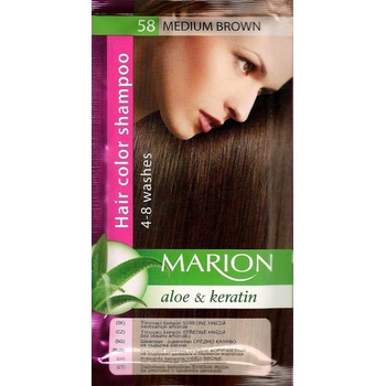 Marion tónovací šampón 58 stredne hnedá 40 ml