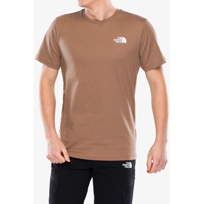 The North Face Bavlněné tričko S/S Redbox Tee latte/gravel