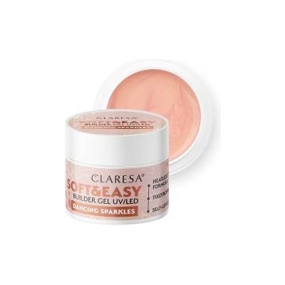 Claresa Soft&Easy building gel dancing sparkles 45g