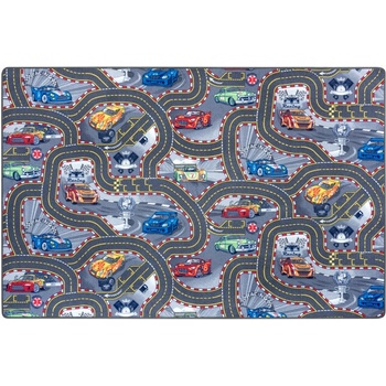 Hanse Home Play Race Track sivý viacfarebný