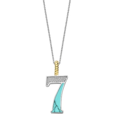 Ti Sento Сребърно колие с цифрата 7 Ti Sento 6841TQ_7 (6841TQ_7)