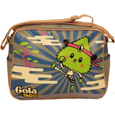 Gola praktická dámska Crossbody kabelka Svetlo modrá Modrá