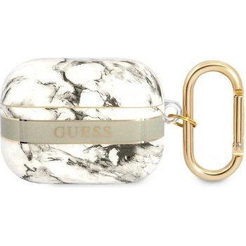 Guess Калъф Guess GUAPHCHMAG за AirPods Pro, сив, Marble Strap Collection (GUE002024-0)