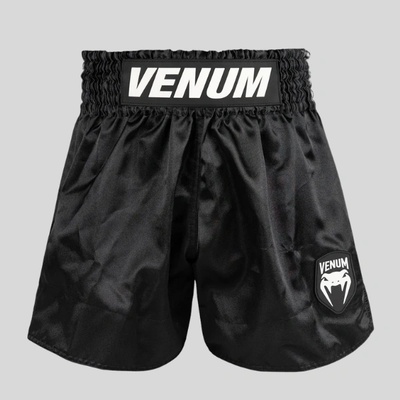 Venum - Боксова Екипировка | Официален Вносител за България Муай Тай Шорти Venum Classic Evo Muay Thai Shorts - Black/White - XXL
