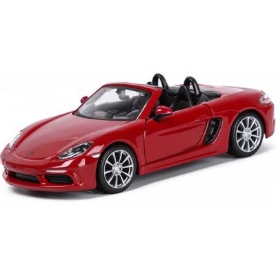 Bburago Model Porsche 718 Boxster červená 1:32