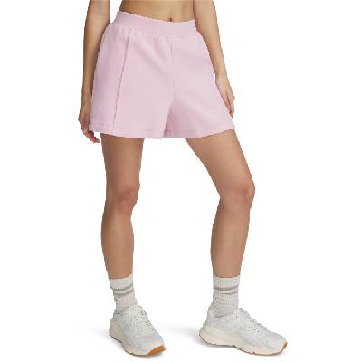 Поларени къси панталони Under Armour Women's Fleece Jogger Shorts - Pink
