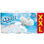 Q Soft Тоалетна хартия Q Soft (16 бр. /ролка) 160 броя 3 слоя XXL