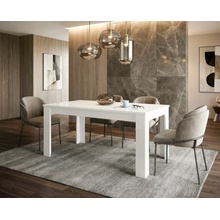 Dekit Aldo Rozkládací jídelní stůl Dine glossy white