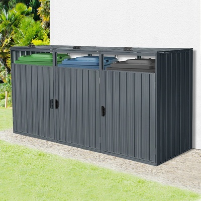 BestBerg BBTS-MK3 1,9 m² 240 x 80 x 122 cm antracit – Zboží Dáma