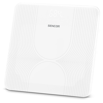 Sencor SBS 2475WH Персонален кантар, max 180 кг, Бял (SBS 2475WH)