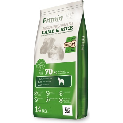 Fitmin Medium & Maxi lamb & rice 2 x 14 kg