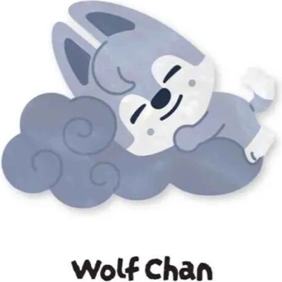 JYP Entertainment Stray Kids: Run It - SKZOO Acrylic Hair Clip - Wolf Chan