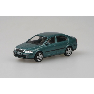 Abrex Škoda Octavia II 2004 Zelená Island Metalíza 1:43
