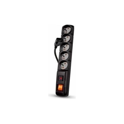 HSK Data HSKDATA W0086 Acar F5 IEC Surge Protection Strip Black 1.5m