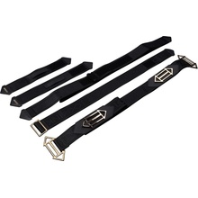 LOCKINK BDSM Adjustable Bed Restraint Kit Black