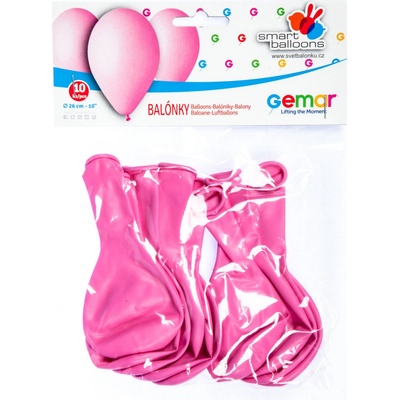 Nafukovací balonek 26 cm jednobarevný RŮŽOVÝ