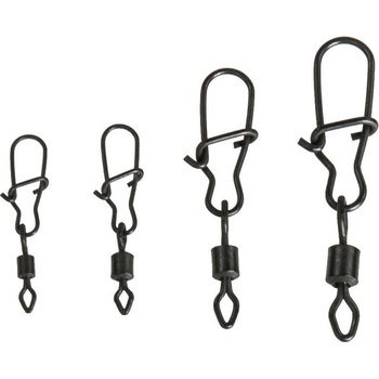 Dam Karabinka S Obratlíkom Effzett D-Lock Snaps Swivel M 21 kg 10 ks