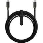 Nomad Здрав кевларен USB-C към USB-C кабел за MacBook и устройства с USB-C порт (300 см) - Nomad Kevlar USB-C to USB-C Charging Cable 240W (черен) (NM014957858)