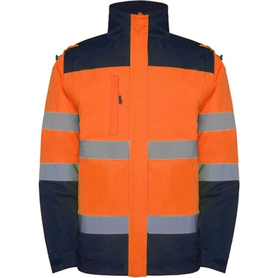 Roly Epsylon Pánska Hi Viz parka HV9304 Navy Blue