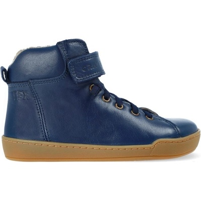 Crave Winfield dětské zimní zateplené barefoot boty dark blue