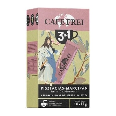 CAFE FREI Versaillský Pistáciovo-Marcipánový 3 v 1 10 x 17 g
