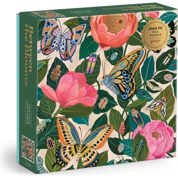 Galison - Puzzle Between the Blooms metal - 1 000 piese